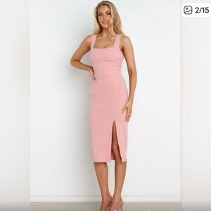 Petal & Pup Blush Midi Dress